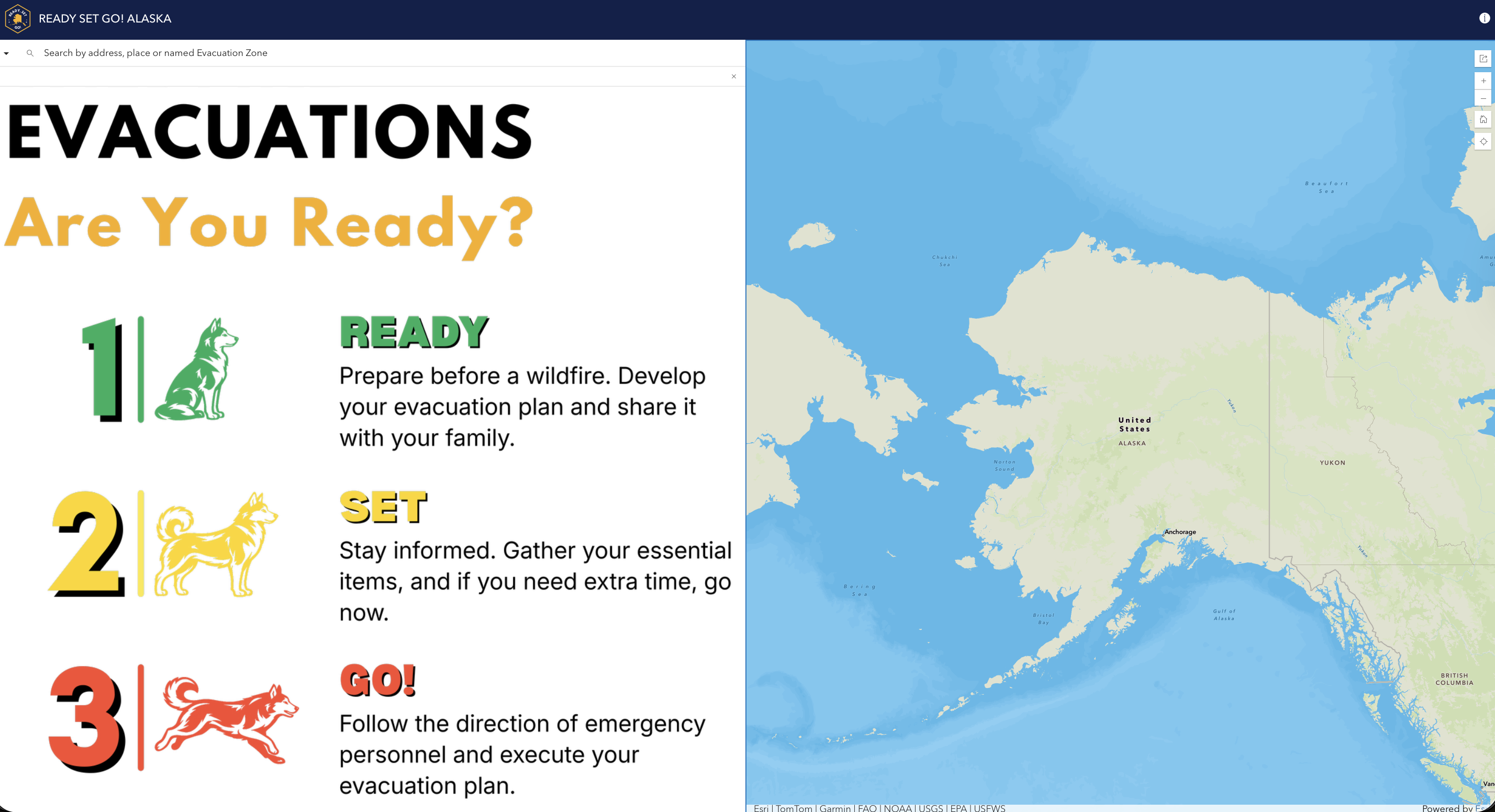 Evacuation Map